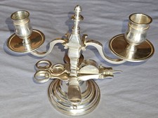 Bougeoir à main double feu