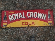 very rare old painted tole  royal crown (sign enamel porcelain)