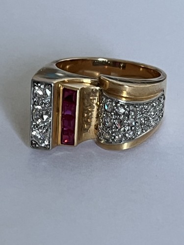 7278 bague tank jaune - 7278-,