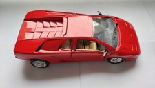 LAMBORGHINI DIABLO - voiture miniature de collection "rouge" 1/18 TONKA