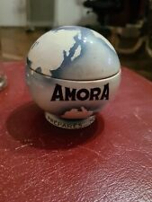 moutardier Map Monde publicitaire AMORA Mappemonde en DIGOIN SARREGUEMINES