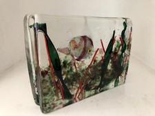 ?‍⬛ superbe aquarium poisson en verre de MURANO  Barbini Cenedese Seguso