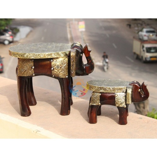 Bois éléphant tabouret - Éléphant,