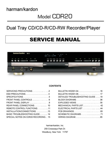 Service manuel instructions - service,