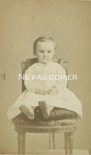 Portrait enfant vers 1870 - portrait, d'enfant