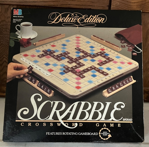 Scrabble deluxe edition game - edition,