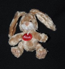 Peluche doudou lapin beige