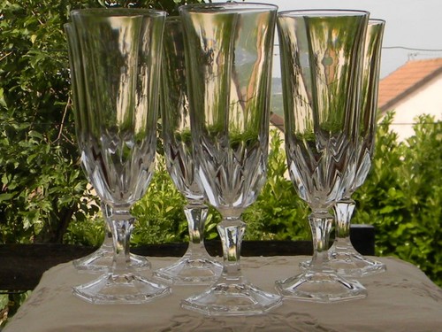 Flûtes cristal d arques - flûtes, d'arques