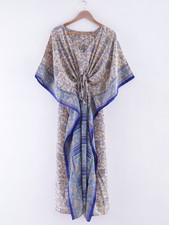Vintage Silk Saree Kaftan