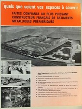 prospectus brochure Barbot et Fils bâtiment métallique hangar agricole tracteur