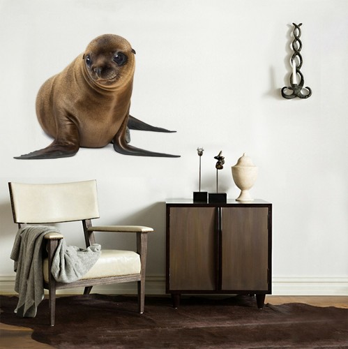 Sceau marron c15 animal - sceau,