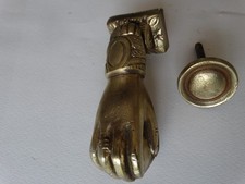 heurtoir de porte ancien bronze