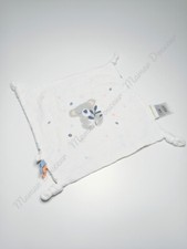 Doudou Plat/Mouchoir Carré Lange Koala Blanc Gris Rose Feuille Bleu - Vertbaudet