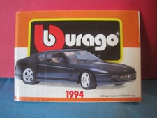 BURAGO SUPERBE CATALOGUE 1994 ~~79 PAGES BON ETAT