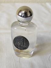 Flacon en verre avec la Vierge  eau de Lourdes