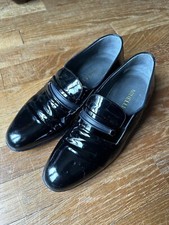 Minelli Chaussures Mocassins homme cuir vernis T 41.5 Made in Italie  N18