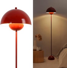 Lampadaire en Acier avec Abat-jour Bombé – Style Scandinave et Rétro – Éclair...