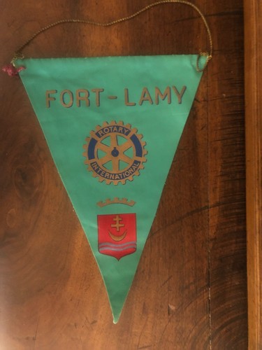 Ancien fanion rotary club - rotary,