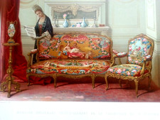 Salon renaissance fauteuil