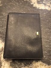 Authentique agenda cuir noir Dupont tbe 
