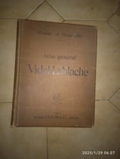 Atlas général VIDAL-LABLACHE. Colin. 1894.