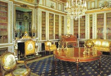 CARTE POSTALE VERSAILLES (78) CHATEAU, BIBLIOTHÈQUE DE LOUIS XVI, CARTE VIERGE