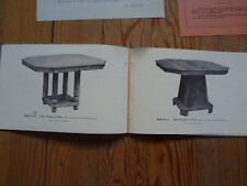 Catalogue ISSARTEL meubles de salle à manger - Tables - 1933 - Ivry sur Seine