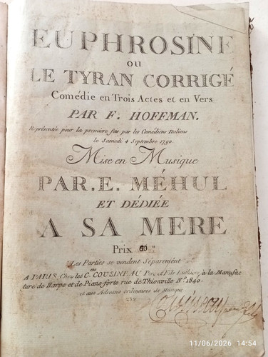 Euphrosine tyran corrige - ou,
