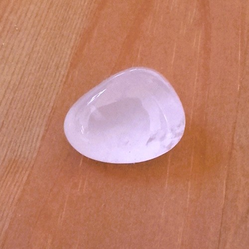 Pierre roulée quartz rose - rose, de