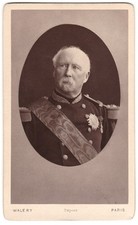 Maréchal Mac Mahon Portrait médaillon par Walery Photo CDV circa 1870