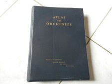 atlas des orchidées - classeur de 81 fiches cartonnées - 1960 - botanique