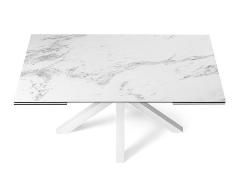 Table manger effet marbre - effet,
