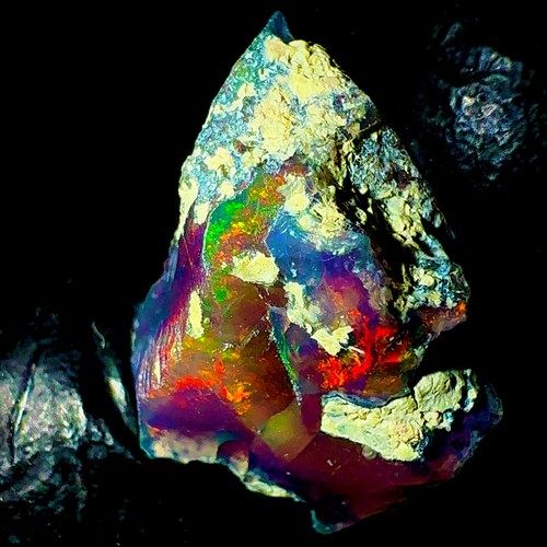 Noir opal rough naturel - noir,