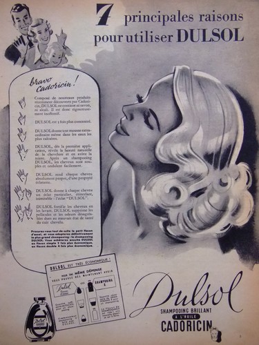 Publicité 1949 dulsol - publicitÉ,