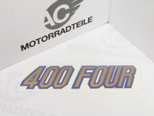 Honda CB 400 FOUR Autocollant Couvercle Latéral Émblème Or/Bleu Reproduction