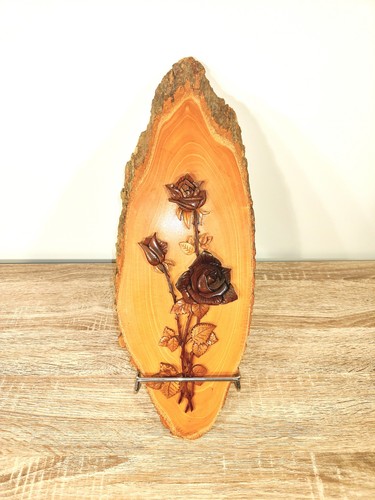 Tableau bois sculpté déco - sculpté,