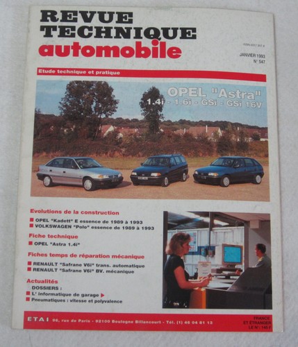 Revue technique automobile - , rta