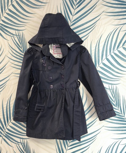 Trench capuche marine - -,