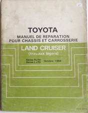 Manuel d'atelier TOYOTA LAND CRUISER chassis et de carrosserie de 10.1984