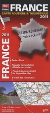 2011 France Carte Routière et Touristique plastifiée, Blay-Foldex