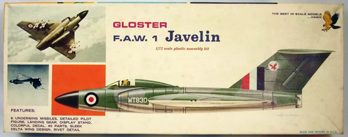Hawk gloster w 1 javelin - -,