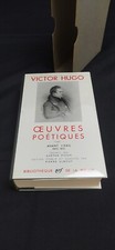 BIBLIOTHÈQUE DE LA PLÉIADE VICTOR HUGO OEUVRES POÉTIQUES 