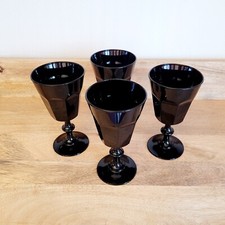 Lot de 4 verre à pied Luminarc - Rivoli noir
