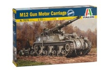 Italeri 7076 - 1/72 US M12 Pistolet Moteur Carriage - Neuf