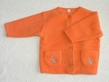 Gilet Polaire Fille Orange - 6