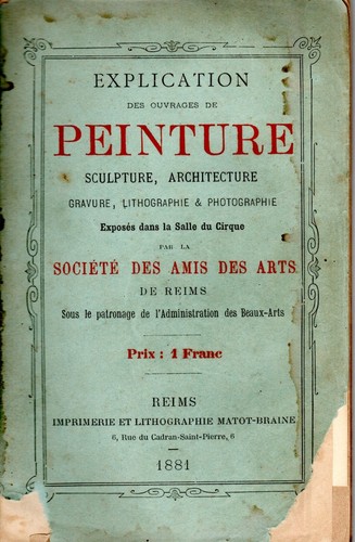 Catalogue exposition salon