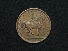 MEDAILLE CUIVRE 27mm BARRE