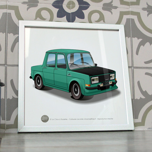 Poster simca 1000 rallye - simca,