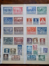 4 planches de timbres Neufs **Allemagne Année 40/50. bonne cote