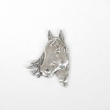 Broche En Forme De Tête De Cheval Pour Chapeau Bijoux Cheval Bouton Épinglette